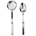 Set 9 Ustensiles de Cuisine en Acier Inoxydable 18/8 - Louche, Spatule, Écumoire