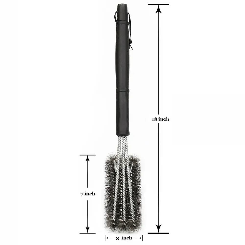 Brosse BBQ Inox 360° – Manche Long 45 cm