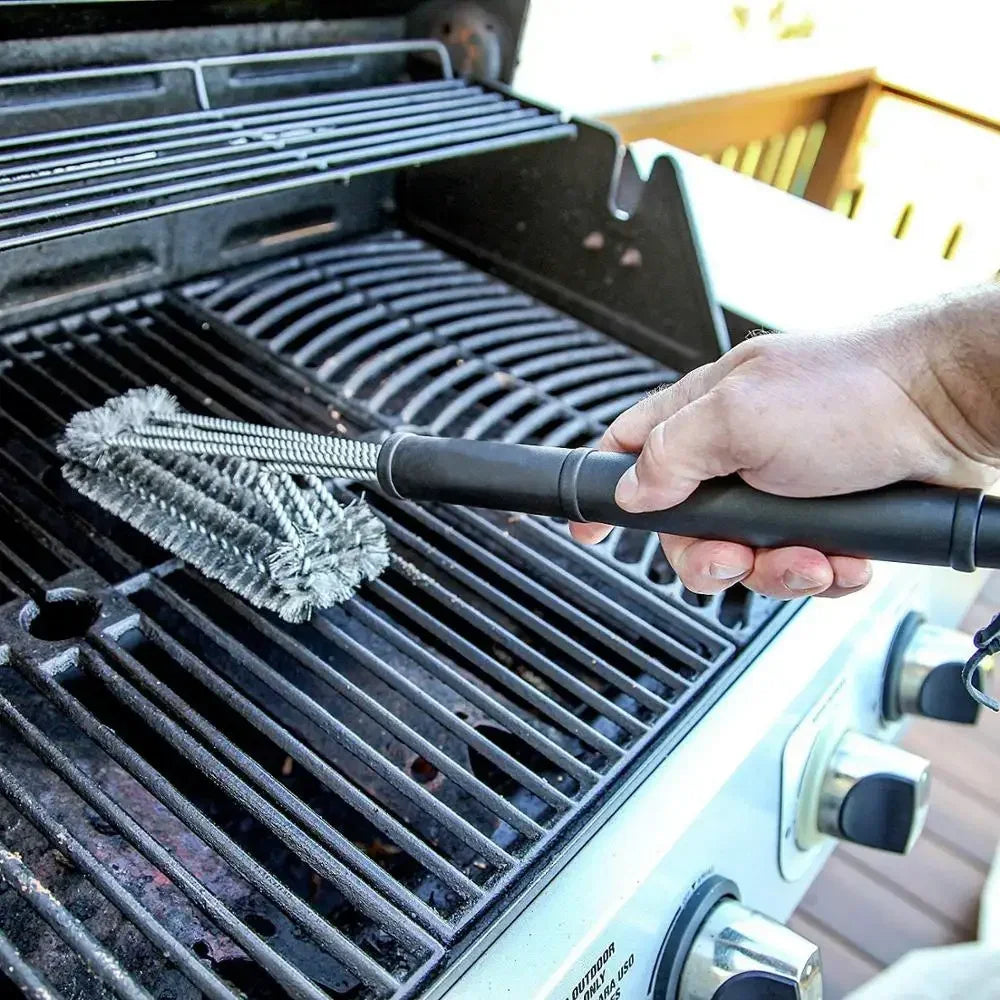 Brosse BBQ Inox 360° – Manche Long 45 cm