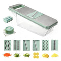 Râpe Multifonction 6-en-1 - Coupe-Légumes Professionnel avec 6 Lames en Acier Inoxydable