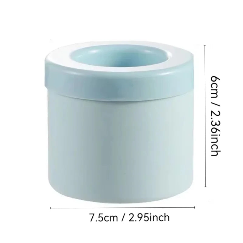 Moule à Glaçons en Silicone Cylindrique – Glaçons Ronds DIY pour Cocktails & Boissons